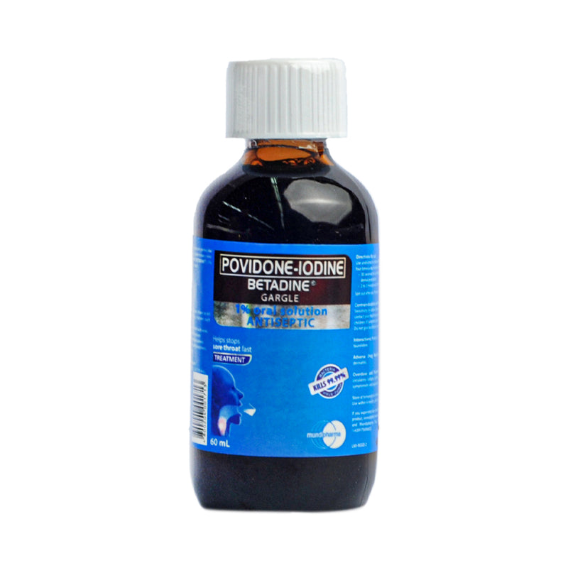 Betadine Povidone Iodine Oral Gargle 60ml