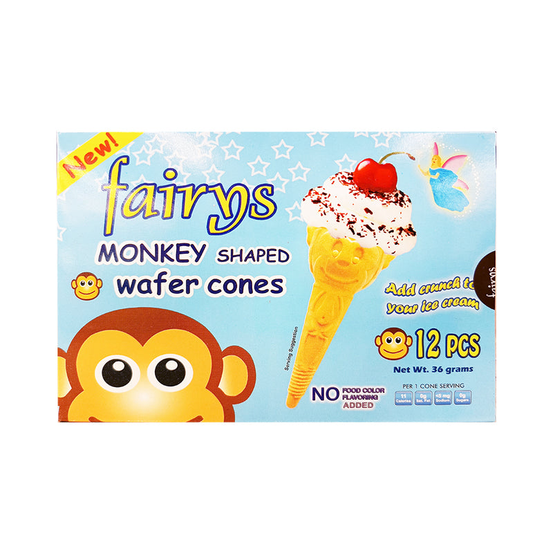 Fairy's Ice Cream Wafer Cones 12's