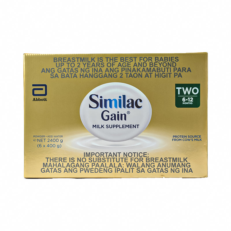 Similac Gain Two 5HMO Milk Supplement 6-12 Months 2400g