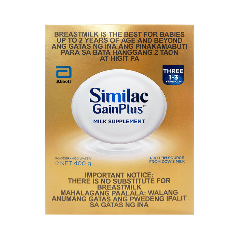 Similac 5HMO Gain Plus Three 400g