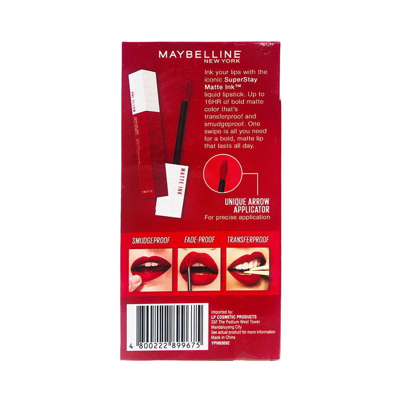 Maybelline Superstay Matte Ink Pioneer