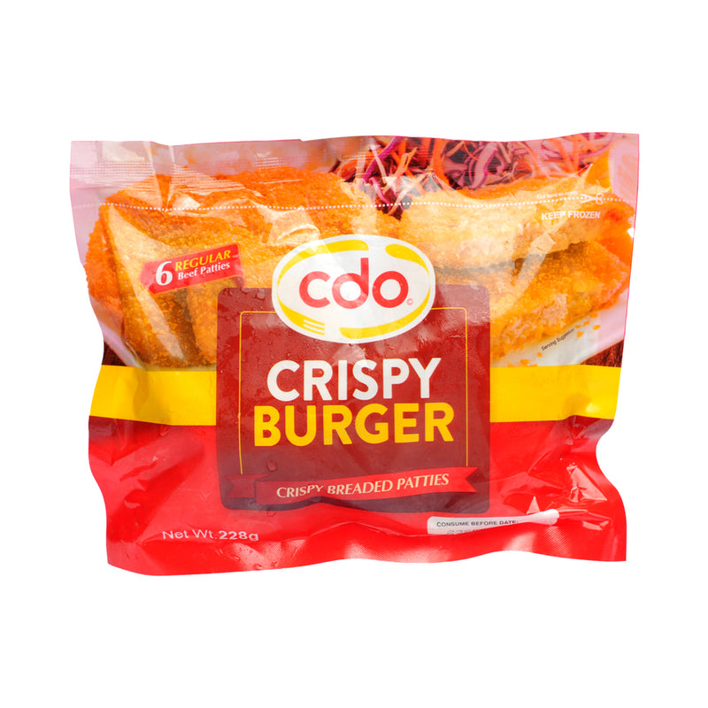 CDO Ulam Burger Crispy Patties 228g