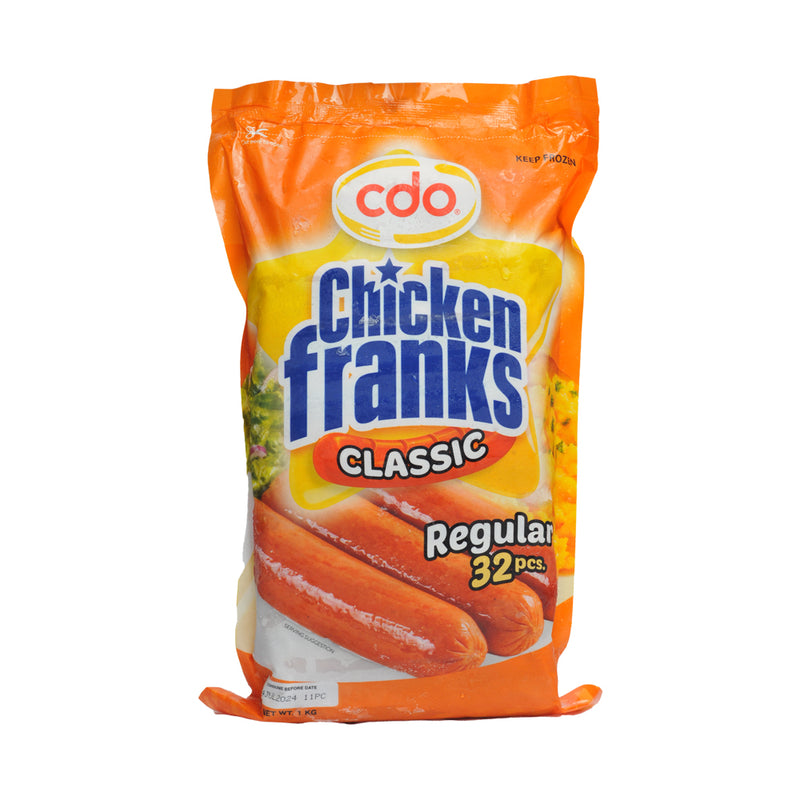CDO Chicken Franks Regular 1Kg