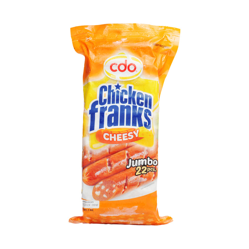 CDO Cheesy Chicken Franks Jumbo 1kg