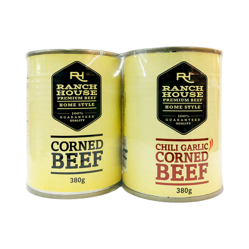 Ranch House Corned Beef + Chili Garlic Corned Beef 380g