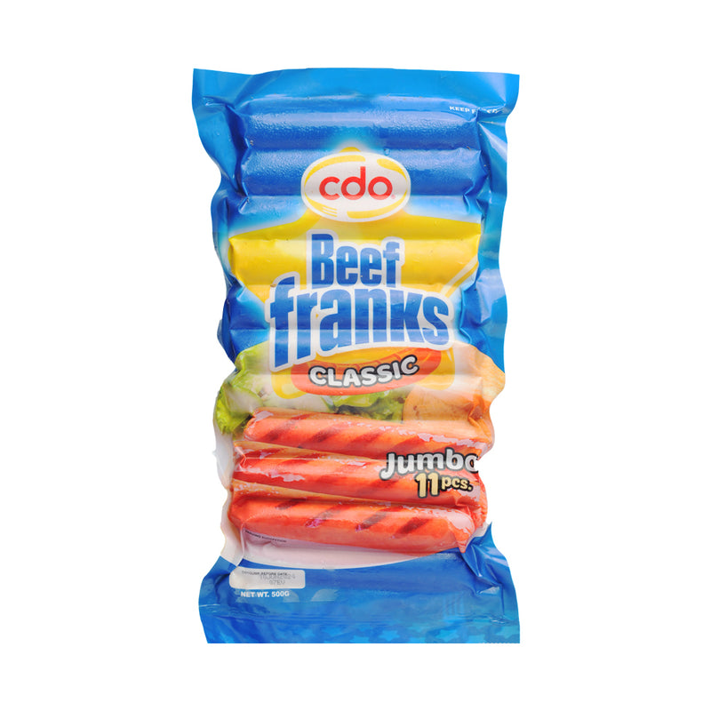 CDO Beef Franks Jumbo 500g