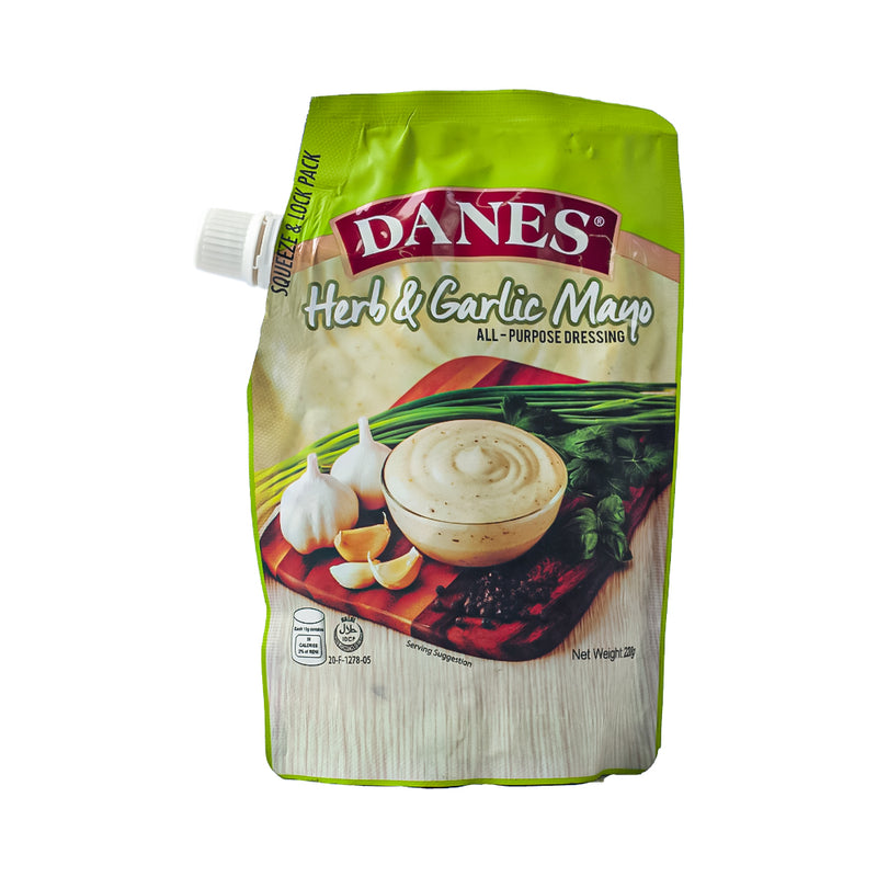 Danes Mayo Dressing All Purpose Herb And Garlic 220g