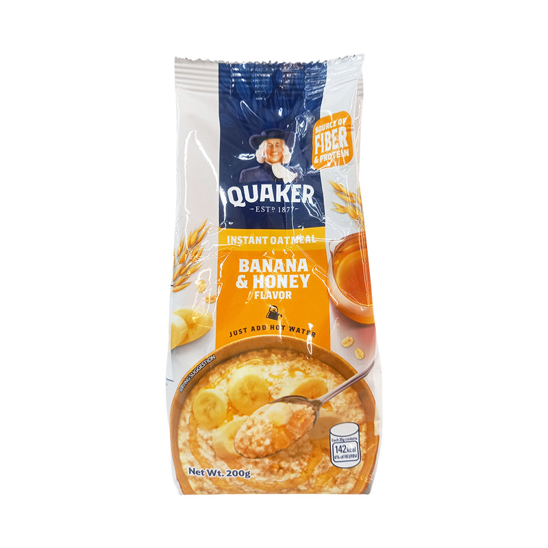 Quaker Banana And Honey Flavor Instant Oatmeal 200g