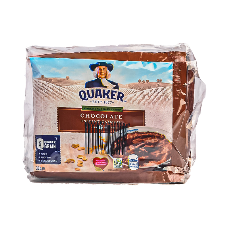 Quaker Chocolate Instant Oatmeal 33g 5 + 1
