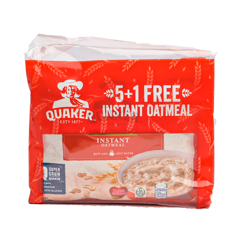 Quaker Instant Oatmeal 33g 5 + 1