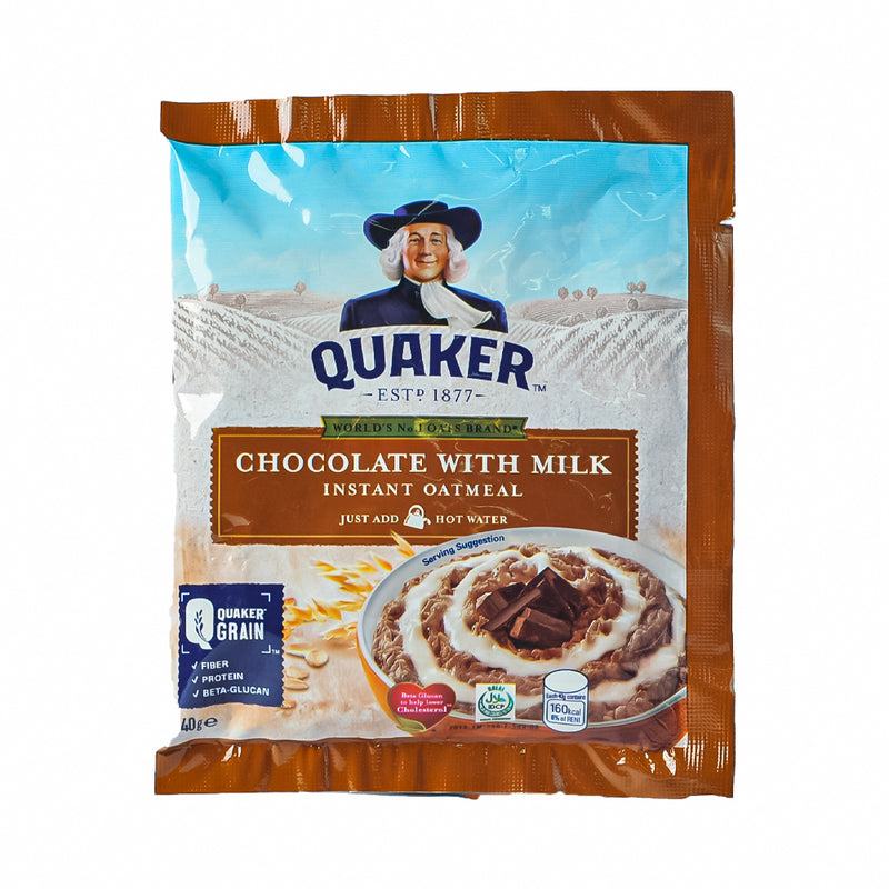 Quake Choco Quaker Instant Oats Chocolate with Milk 40g
