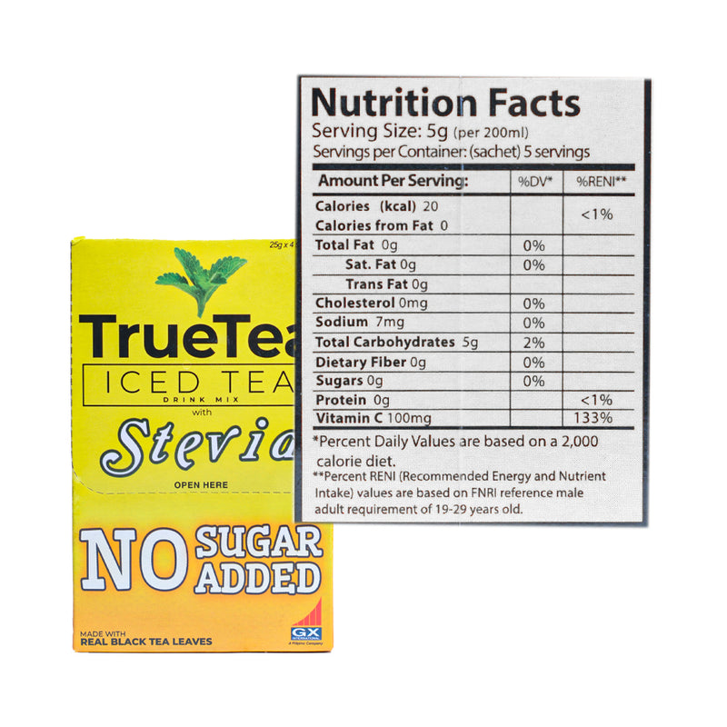 TrueTea Iced Tea Low Calorie 25g