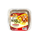 Heavy Duty Ready Foil Aluminum Tray With Lid Square Pan 3's