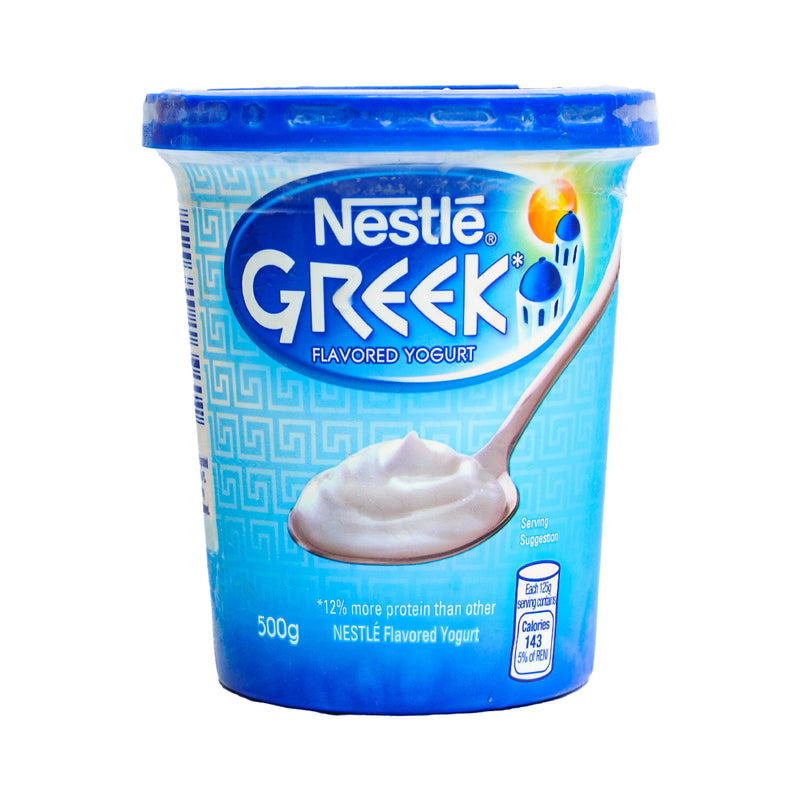 Nestle Flavored Yogurt Greek Plain 500g
