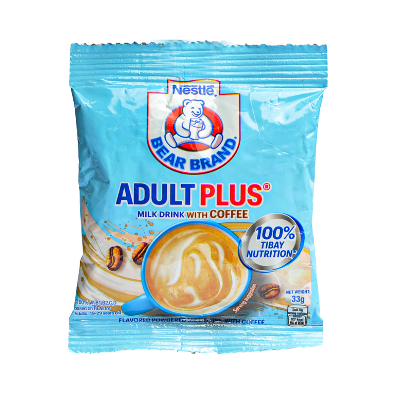 Bear Brand Adult Plus Milk With Coffee 33g