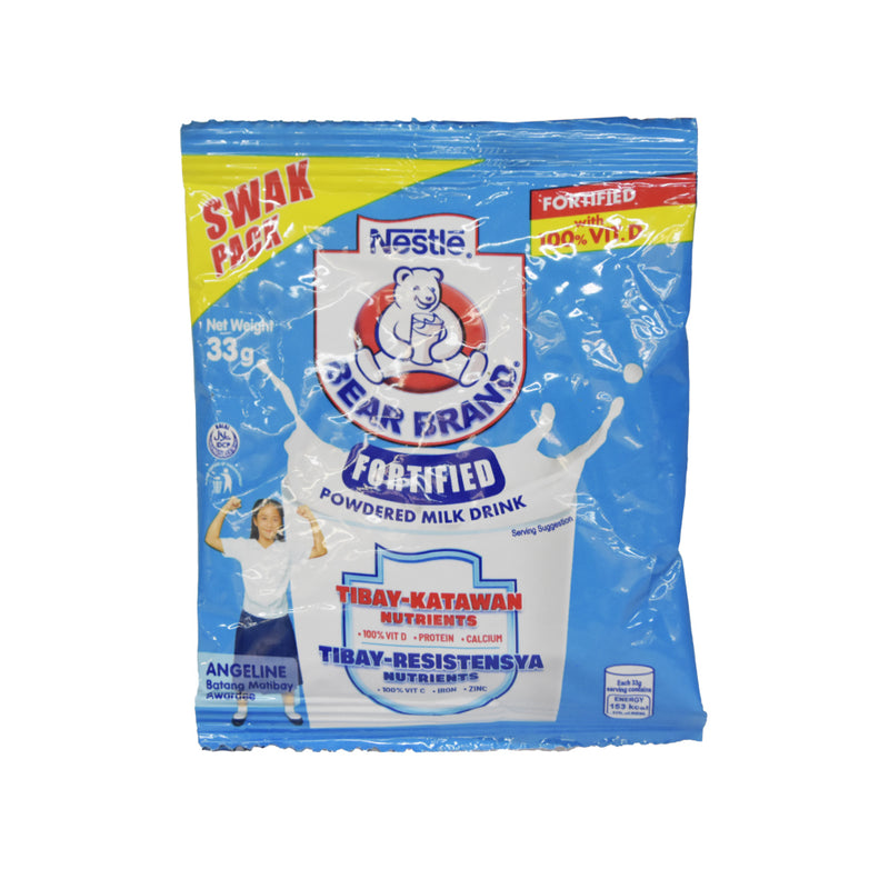 Bear Brand Fortified With Iron Powdered Milk 33g
