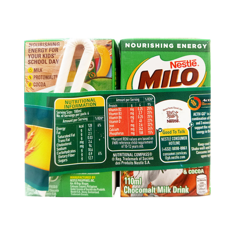 Milo Activ-Go RTD 110ml x 10's