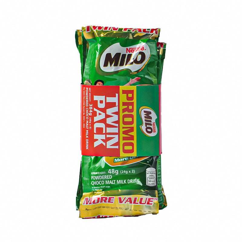 Milo Activ-Go Twin Pack 48g x 8's