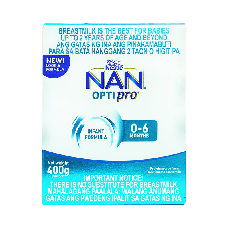 Nan Optipro Infant Formula 0-6 Months 400g