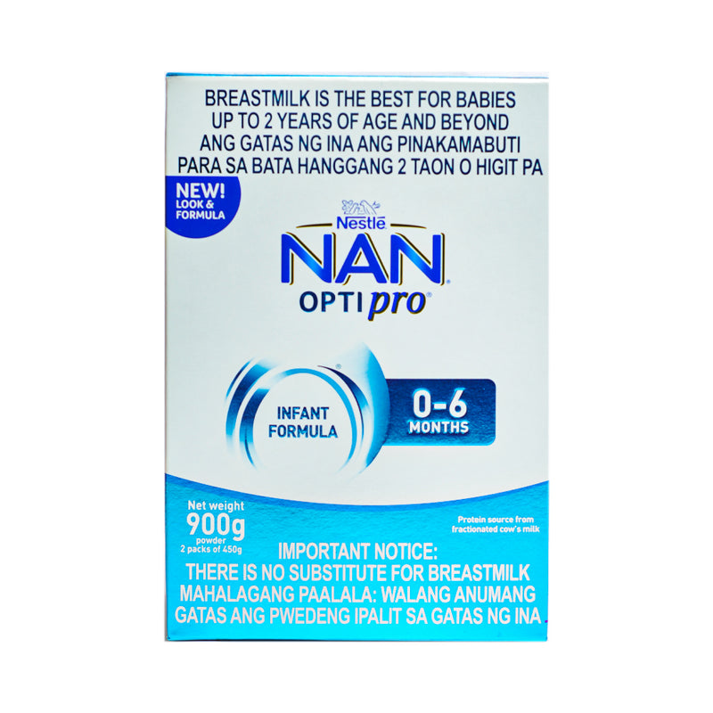 Nan Optipro Infant Formula 0-6 Months 900g