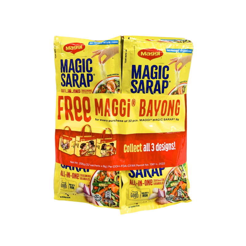 Maggi Magic Sarap Granules Seasoning 8g x 32's Free Bayong