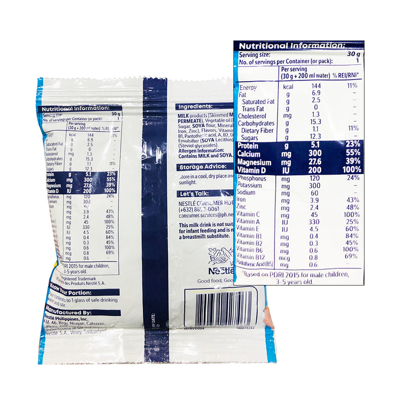 Bear Brand Milk N' Soy Powdered Milk 30g