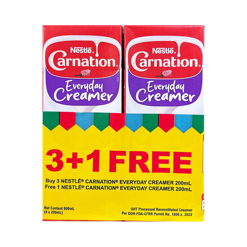Carnation Everyday Creamer 200ml x 3's + 1