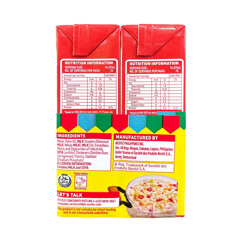 Carnation Everyday Creamer 200ml x 3's + 1