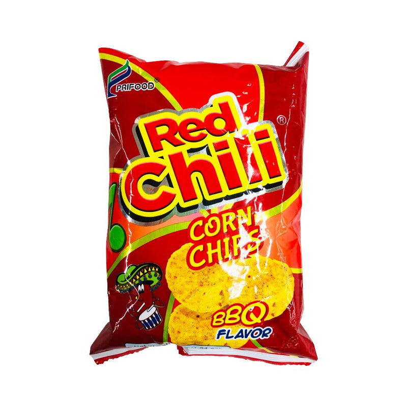 Red Chili Corn Chips Barbecue 55g