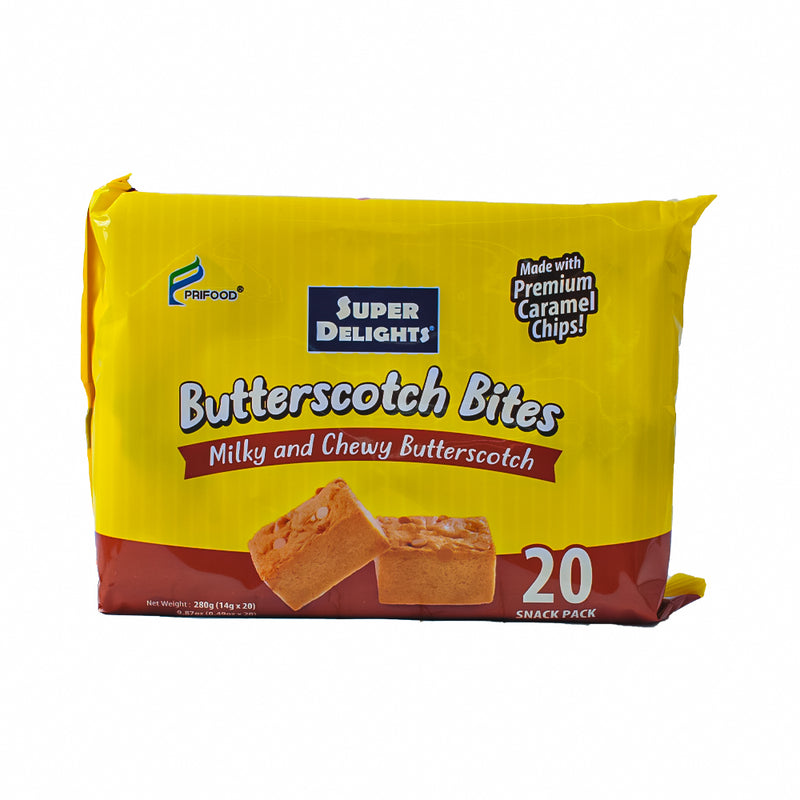 Super Delights Butterscotch Bites Milky and Chewy 14g x 20's