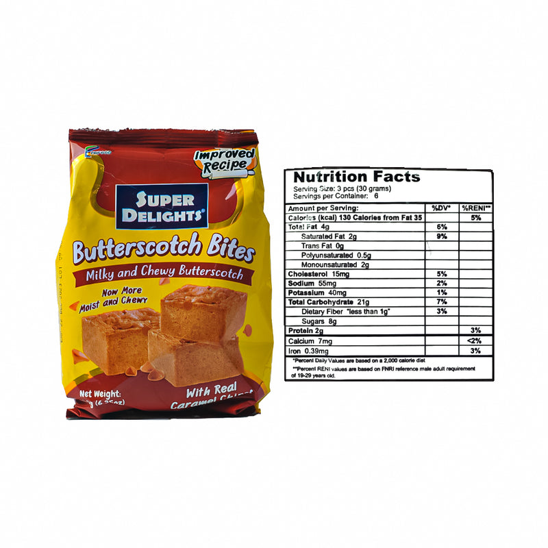 Super Delights Butterscotch Bites 180g