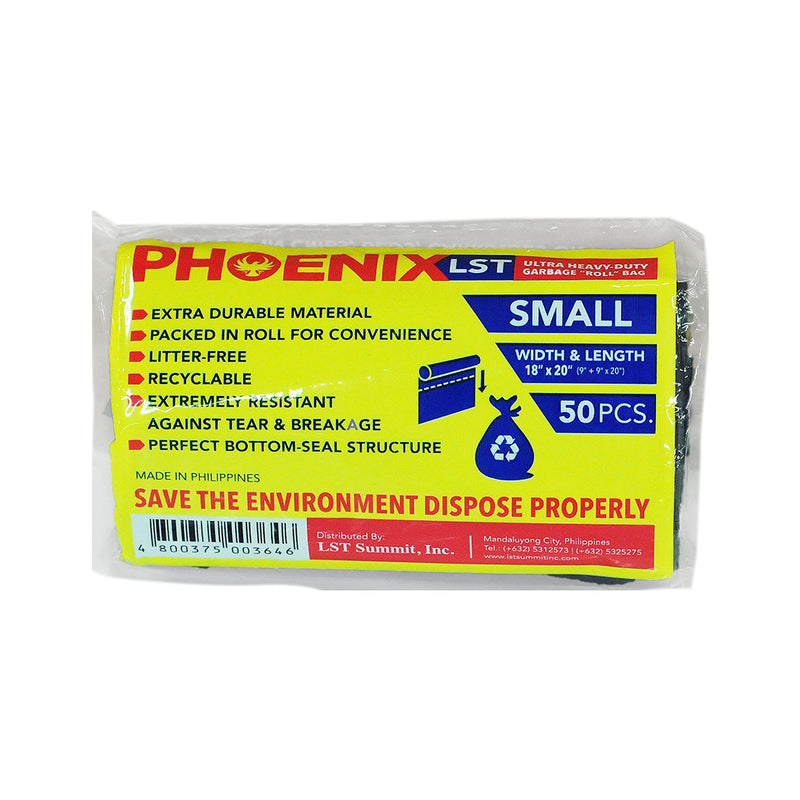 Phoenix UHD Garbage Roll Bag Black