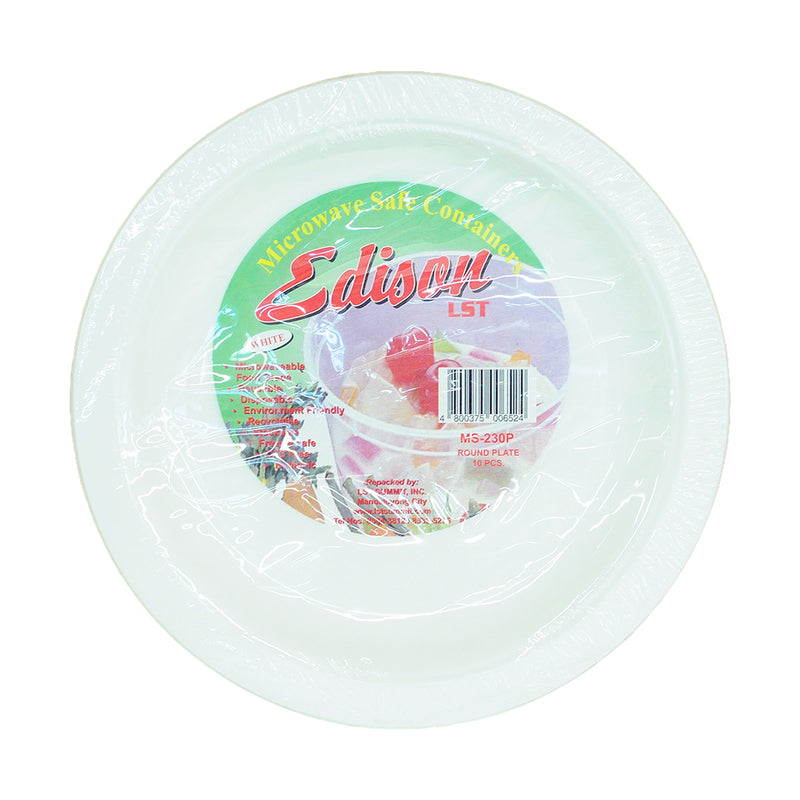 Edison LST Round Plate 10's