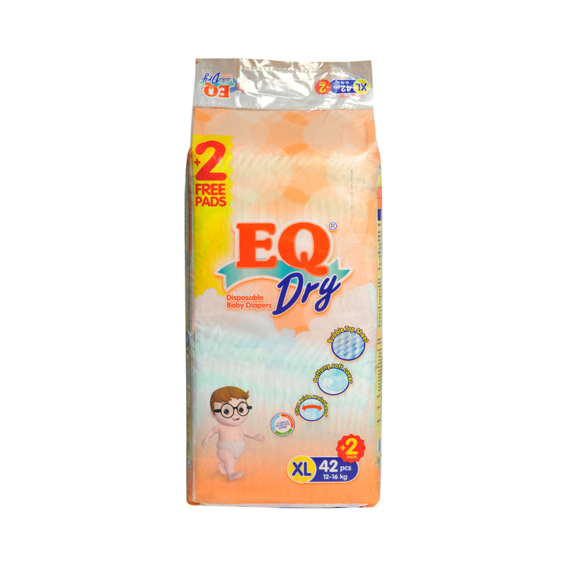EQ Dry Baby Diaper Jumbo Pack Extra Large 42's