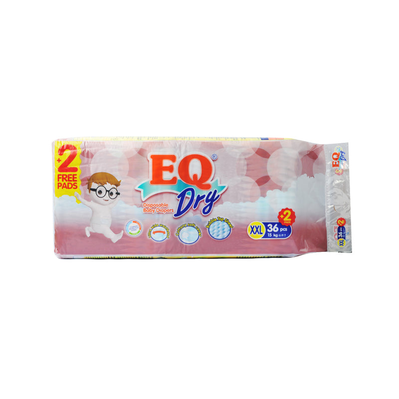 EQ Dry Baby Diaper Jumbo Pack XXL 36's