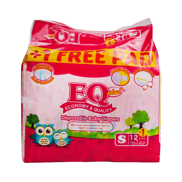 Baby Eq Diaper Sizes EQ Plus Baby Diaper Budget Pack Small 12's