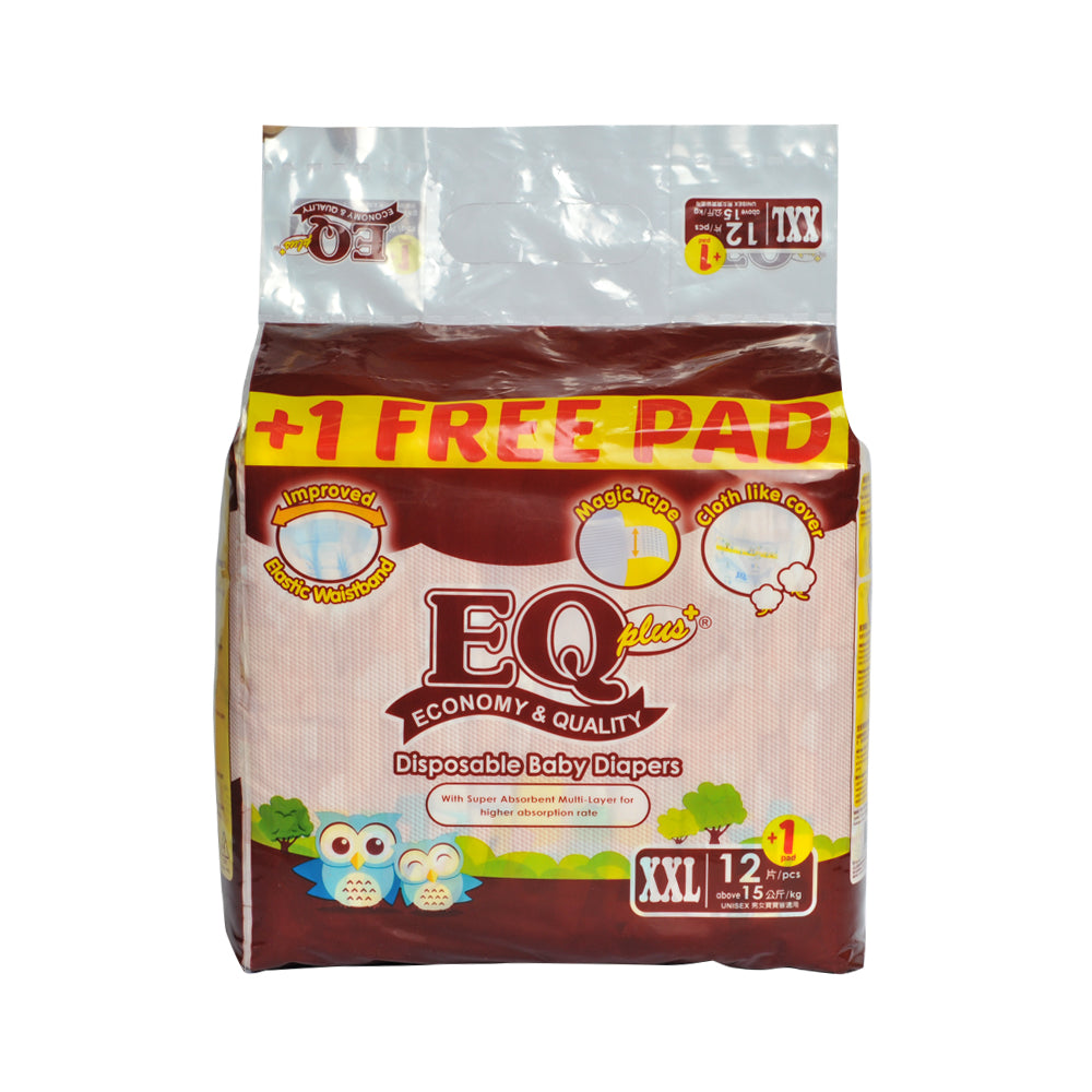 Eq Plus EQ Plus Baby Diaper Budget Pack XXL 12's