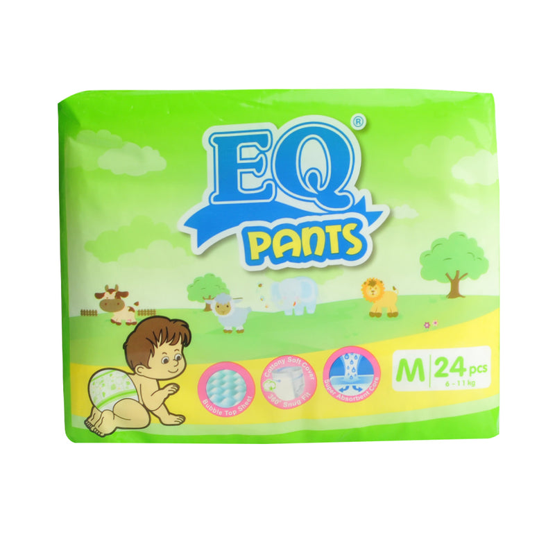 EQ Pants Diaper Big Pack Medium 24's