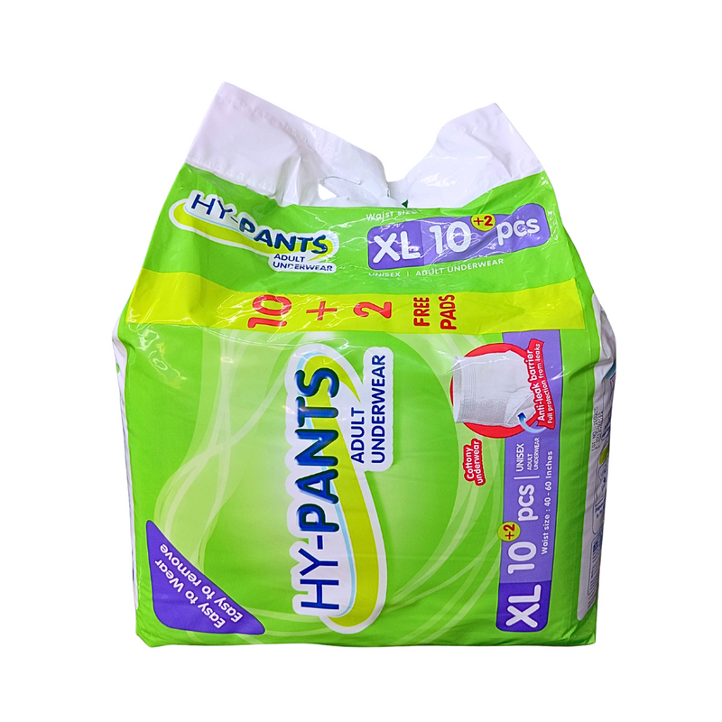 Hy-Pants Adult Underwear X-Large 10 Pads