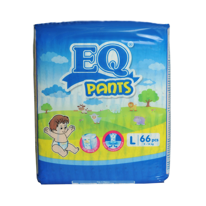 EQ Pants Diaper Mega Pack Large 66's