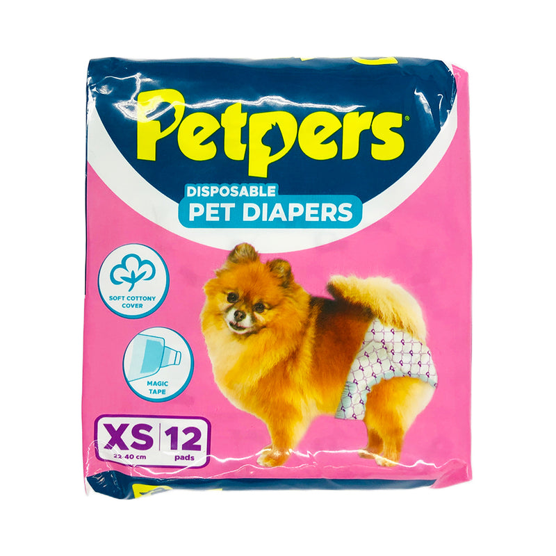Petpers Disposable Pet Diaper 12's