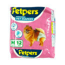 Petpers Disposable Pet Diaper 12's