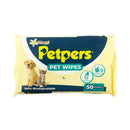 Petpers Pet Wipes Vanilla Scent 50's