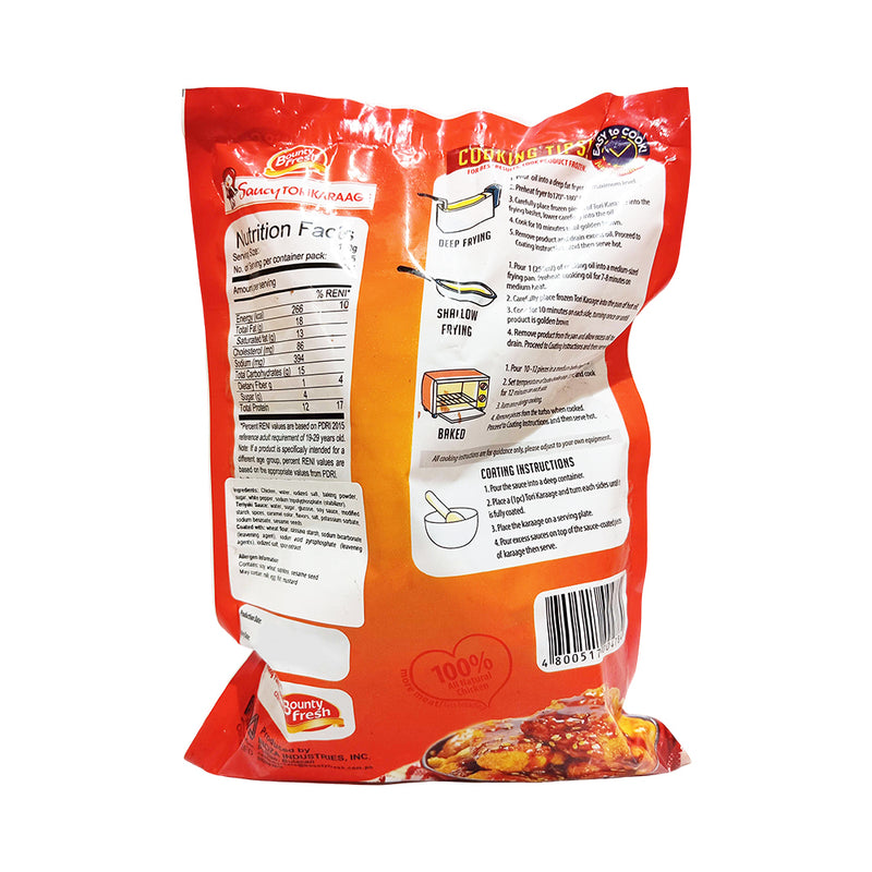 Bounty Fresh Saucy Torikaraage Teriyaki 450g