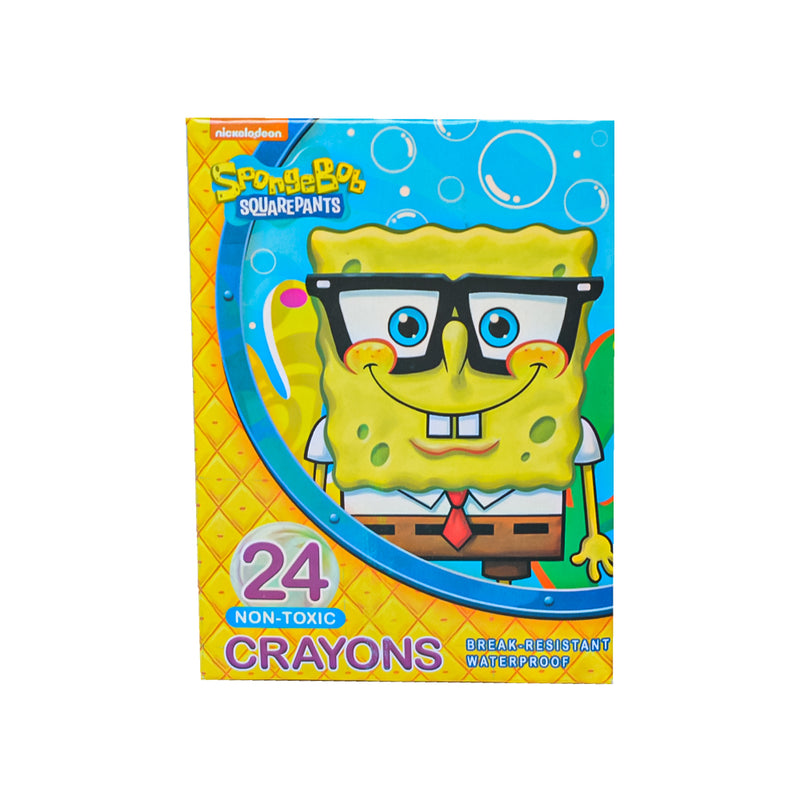 Non-Toxic Crayons Colors Spongebob 24's