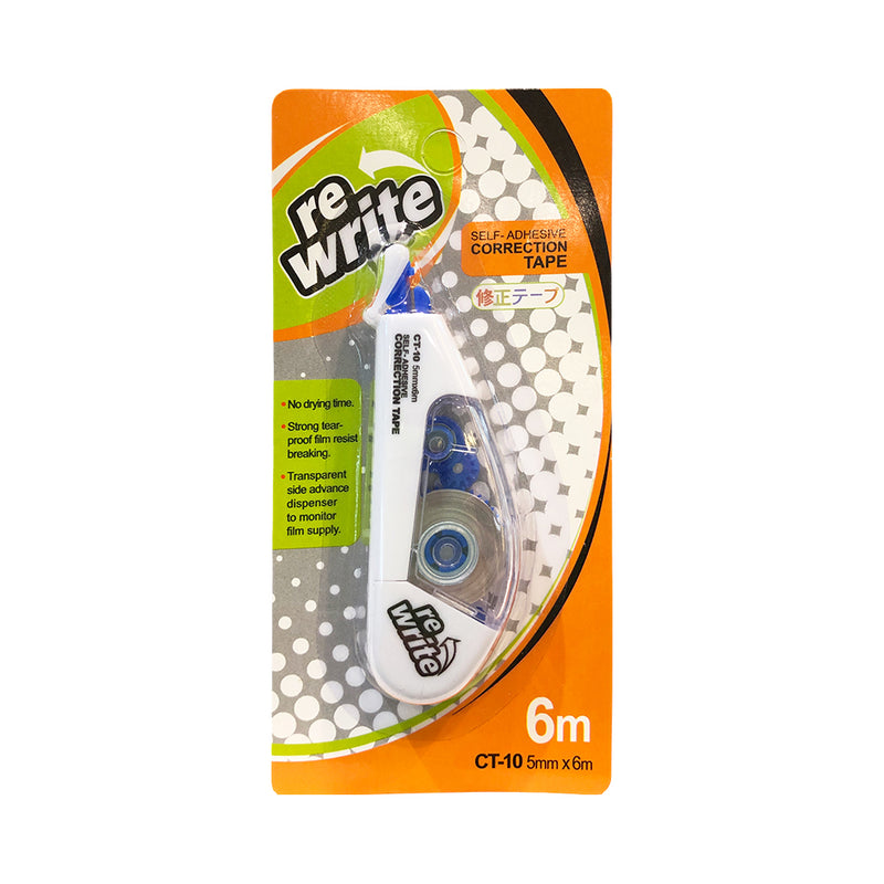 Re-Write Correction Tape 5mm x 6m