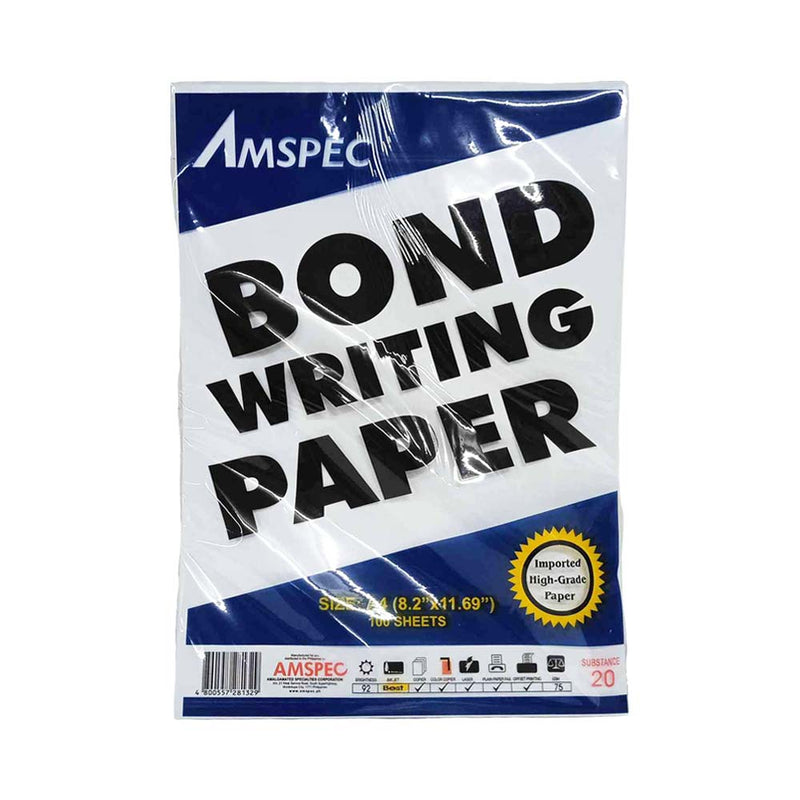 Amspec Bond Writing Paper A4 100's