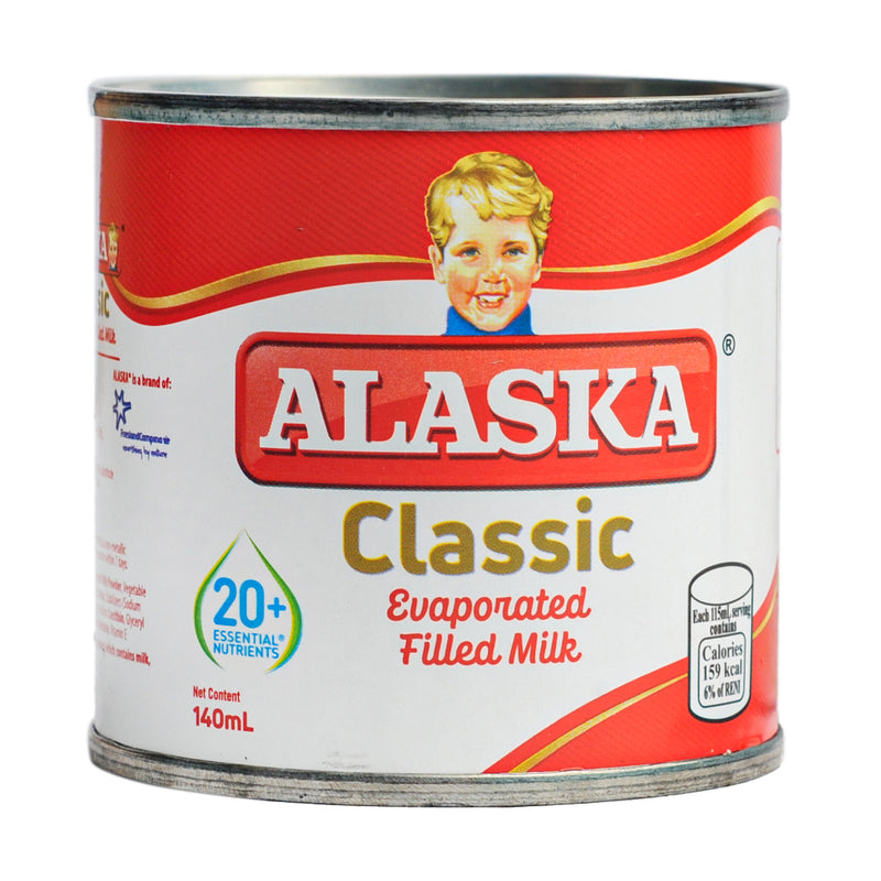 Alaska Evaporated Filled Milk 140ml