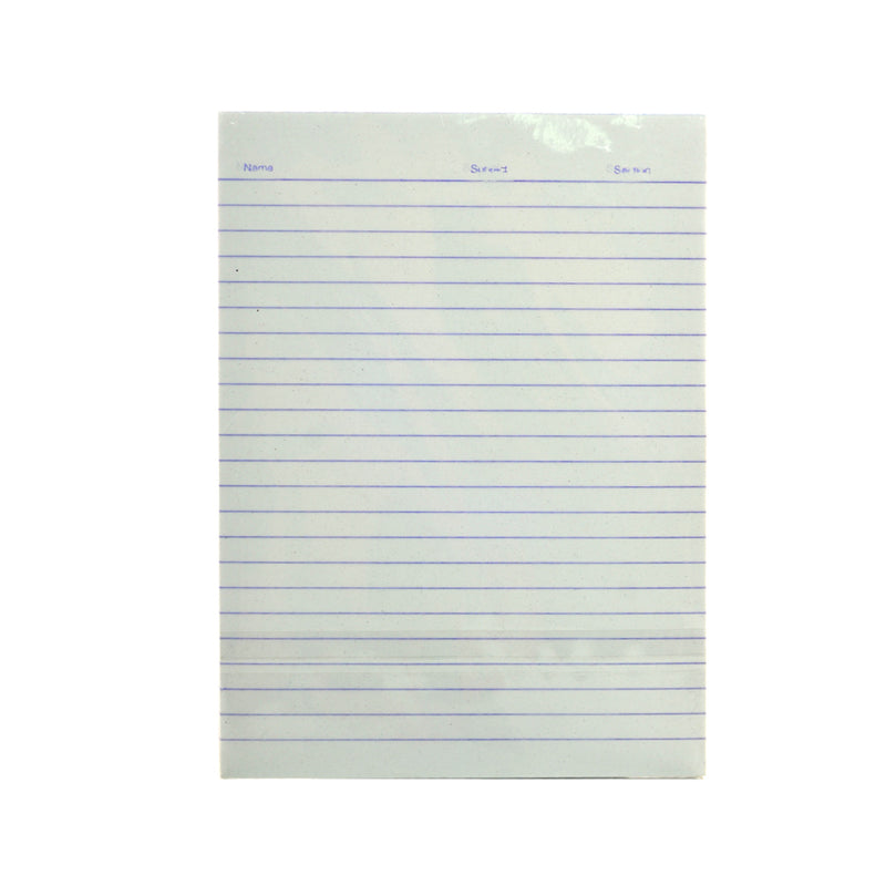 Seven Grade 4 Writing Pad with Plastic 80 Leaves