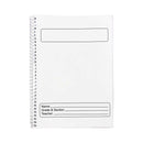 Seven Color Coded Notebook Spiral 80 Leaves